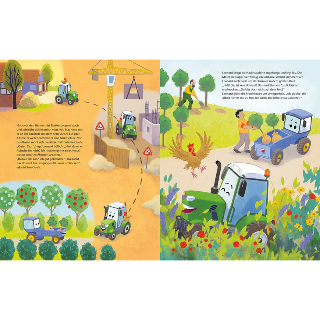 Book LEONARD - A TRACTOR LOOKS FOR THE ADVENTURE 1