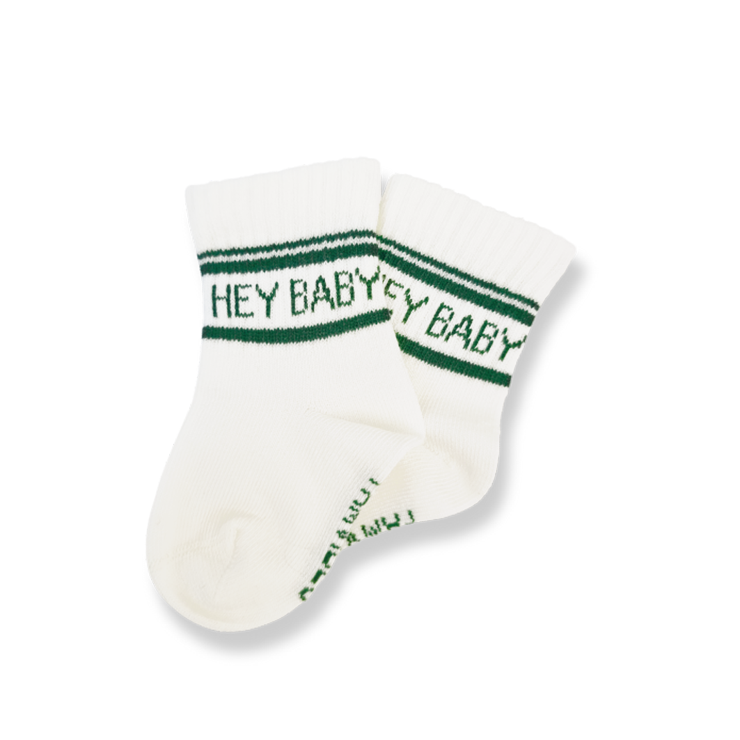 Socken HEYBABY MILK GREEN 0-1