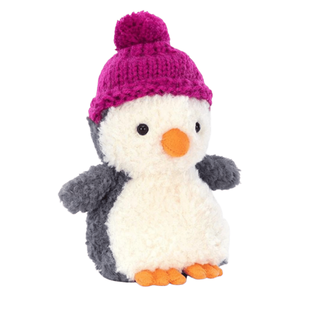 Plüschtier Pinguin WEE WINTER PENGUIN PINK