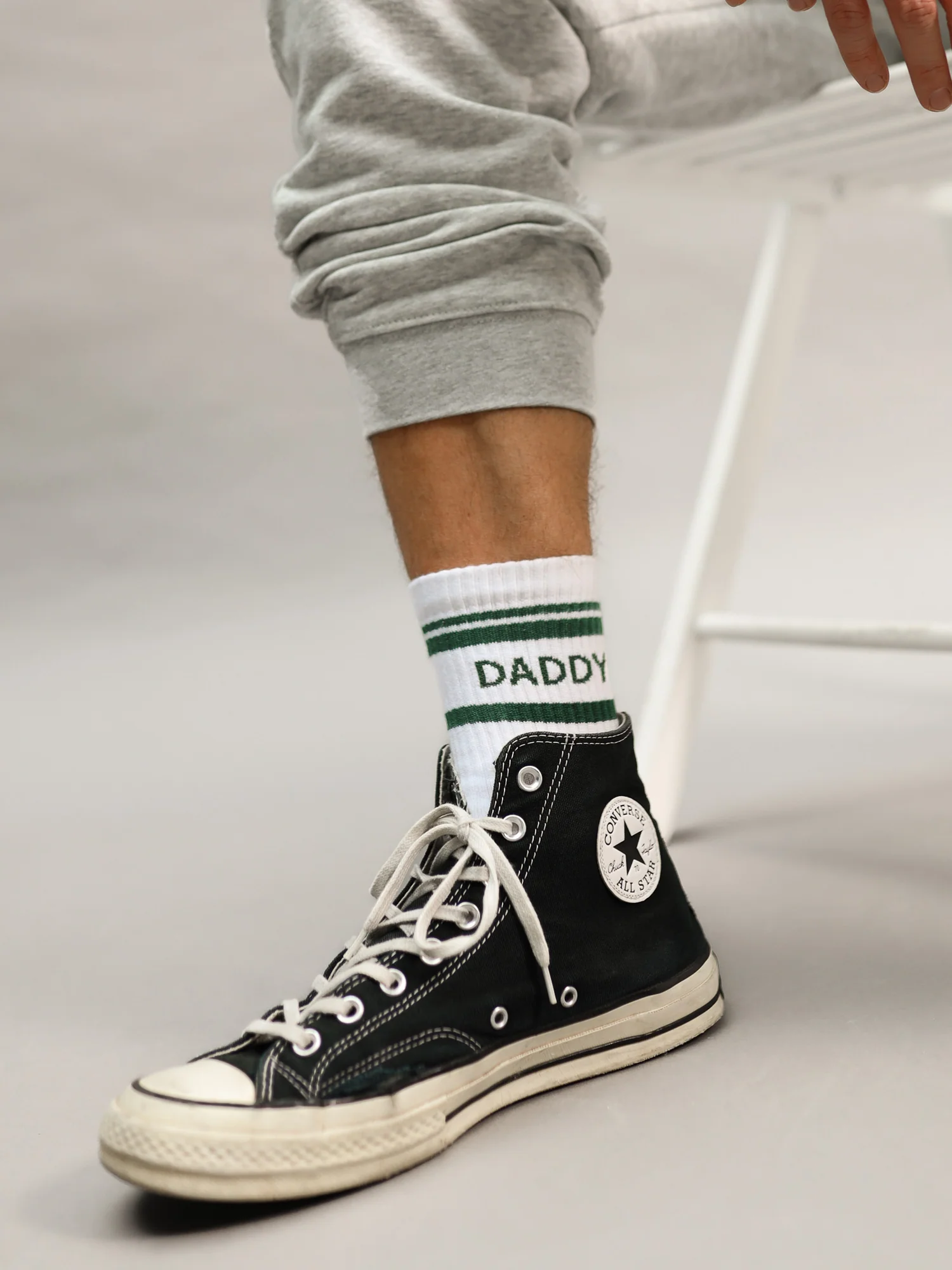 Socks DADDY GREEN STRIPED 43-46
