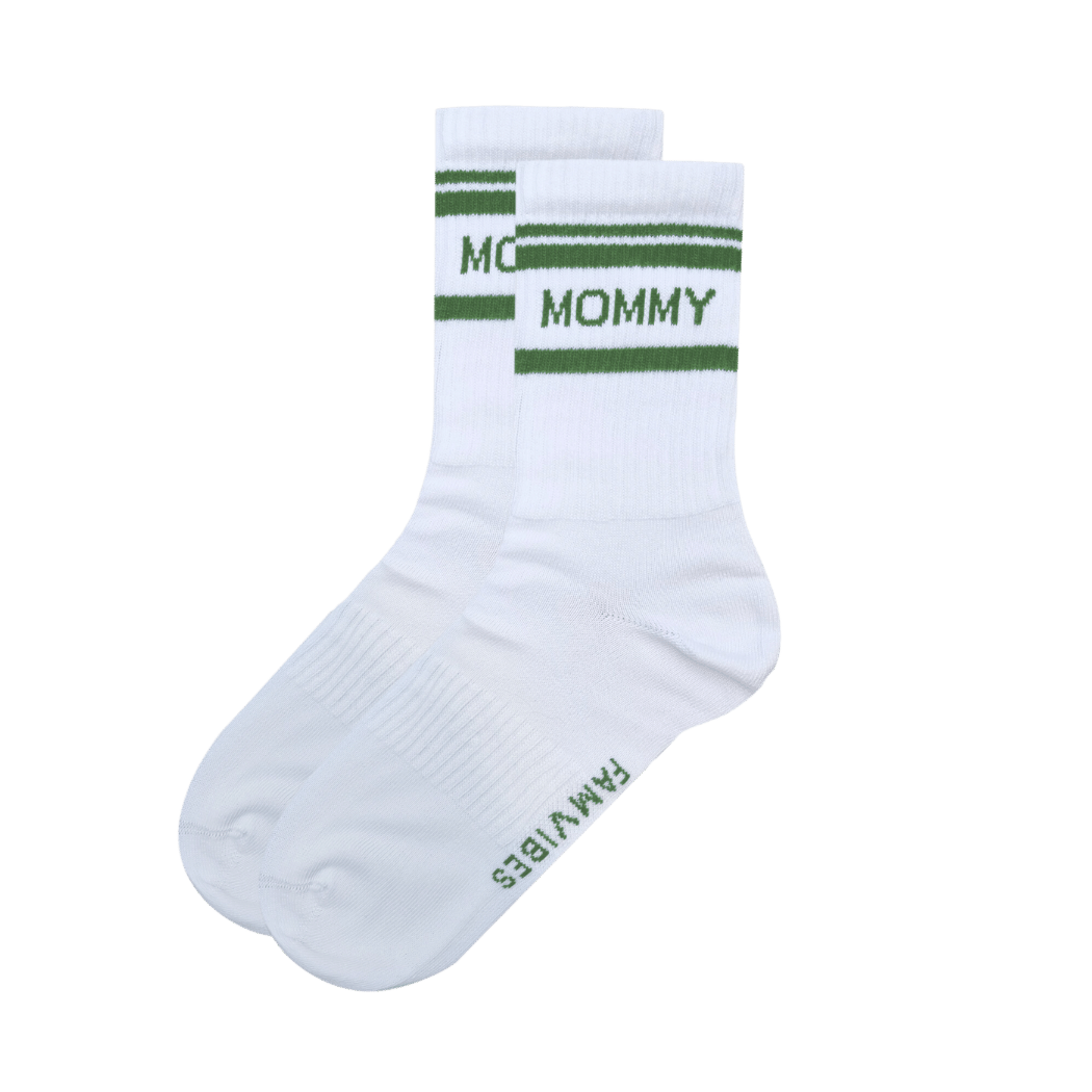 Socken MOMMY GRUEN GESTREIFT 35-38